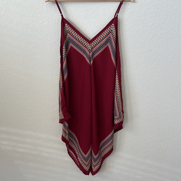 Lily White Burgundy Handkerchief Dress - Picture 5 of 5